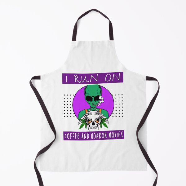 Item preview, I Run On Coffee And Horror Movies designed and sold by Quirky Dez.