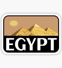 EGYPT VINTAGE TRAVEL LUGGAGE TOURIST PYRAMIDS CAIRO NILE Sticker