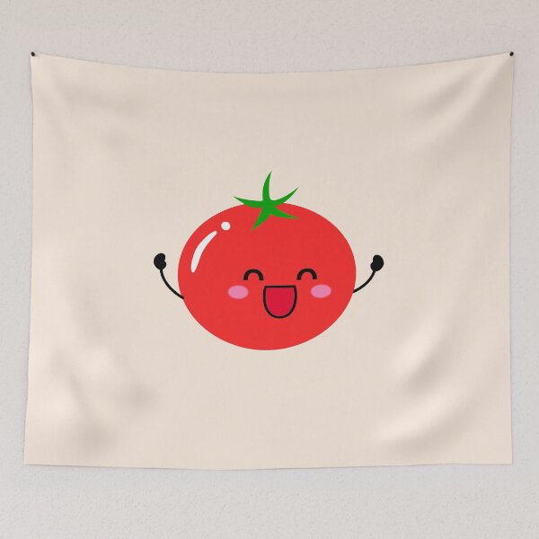 Item preview, Cute happy tomato designed and sold by mixMixtli.