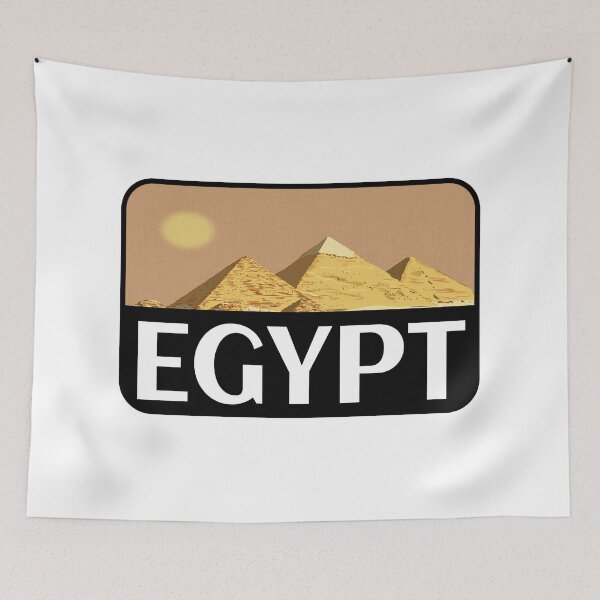 Aperçu de l'œuvre EGYPTE VINTAGE TRAVEL LUGGAGE TOURIST PYRAMIDS CAI NILE créée et vendue par Travel Time.