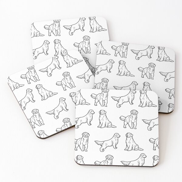 Item preview, Golden Retriever Pattern designed and sold by allyvivi123.