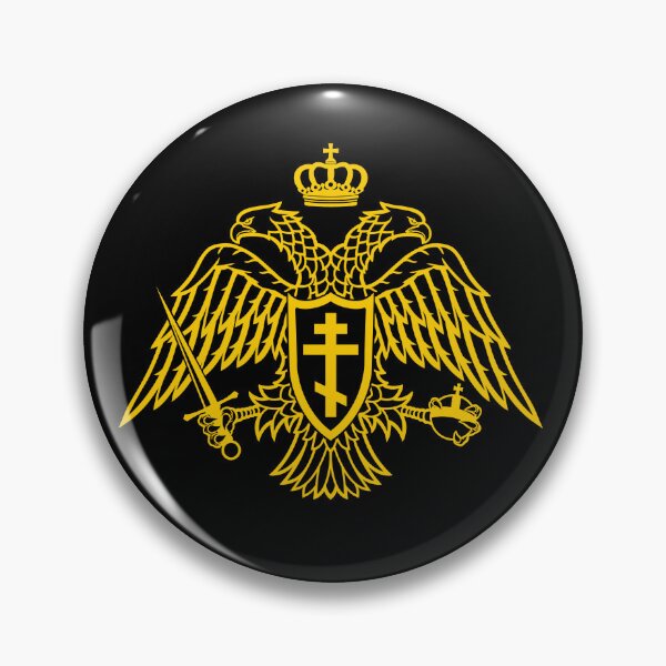 Item preview, Orthodox Christian double-headed Byzantine Eagle, Gold designed and sold by SoapPartyStudio.