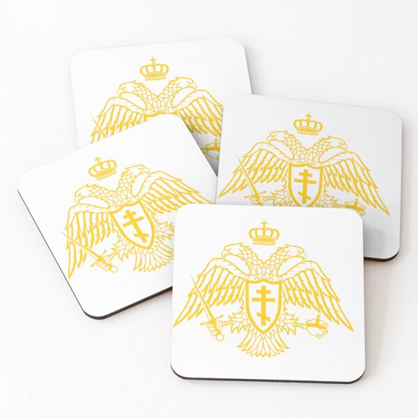 Item preview, Orthodox Christian double-headed Byzantine Eagle, Gold designed and sold by SoapPartyStudio.