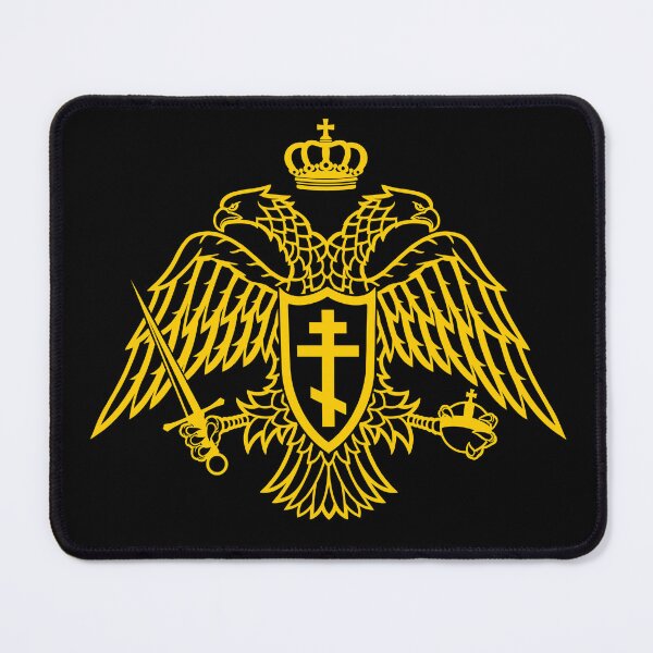 Item preview, Orthodox Christian double-headed Byzantine Eagle, Gold designed and sold by SoapPartyStudio.
