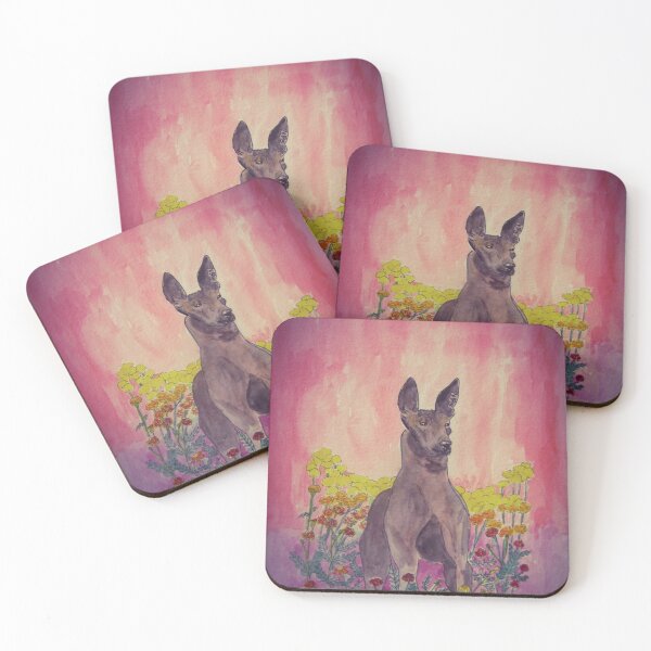 Item preview, Xoloitzcuintle in Marigolds designed and sold by TurnipWilson.