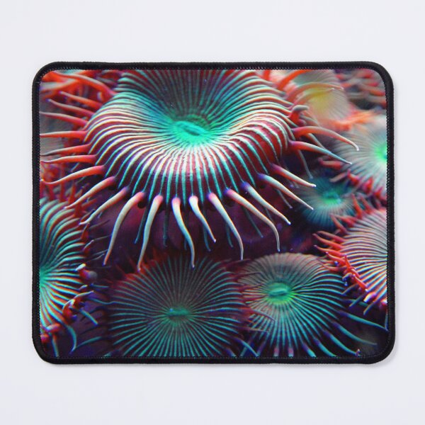 Item preview, Neon Green Sea Anemone on Coral Reef designed and sold by Luxxe87.
