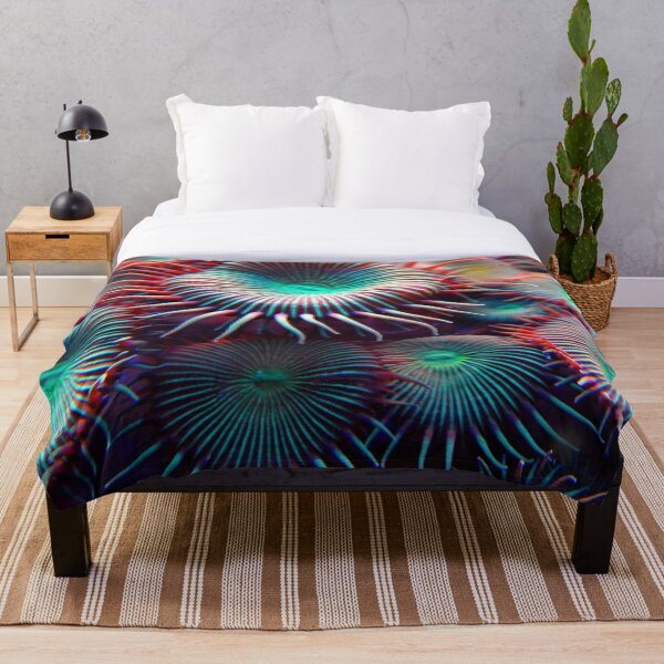 Item preview, Neon Green Sea Anemone on Coral Reef designed and sold by Luxxe87.