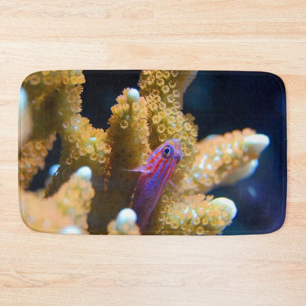 Item preview, Small Pink Fish Resting on Coral Reef designed and sold by Luxxe87.