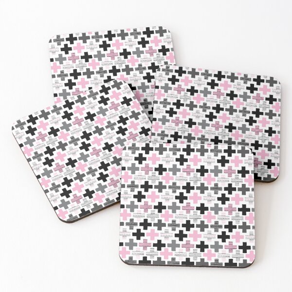 Item preview, Geometric Cross - Pink designed and sold by Rainbows Galore.