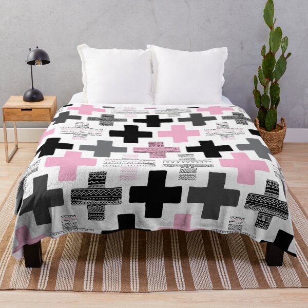 Artikelvorschau, Geometric Cross - Pink entworfen und verkauft von Rainbows Galore.