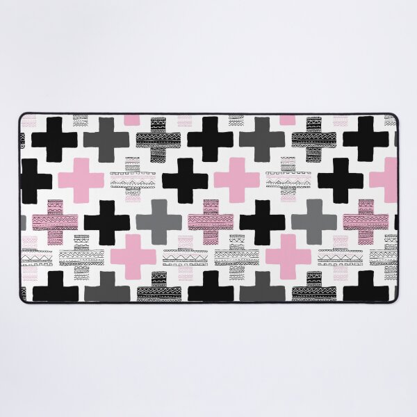 Item preview, Geometric Cross - Pink designed and sold by Rainbows Galore.