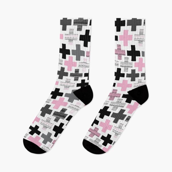 Artikelvorschau, Geometric Cross - Pink entworfen und verkauft von Rainbows Galore.