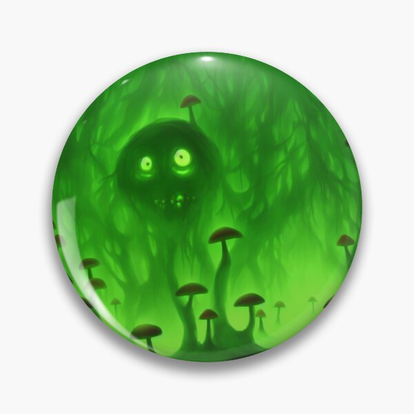 Item preview, Tree-monster in a mushroom forest IV green designed and sold by BrachiaST.
