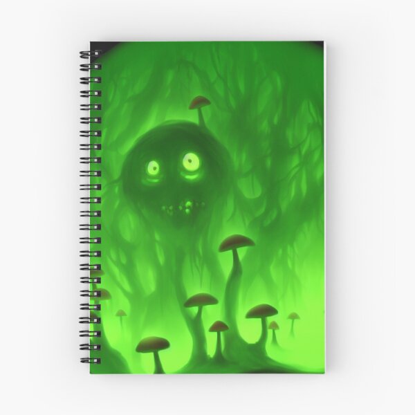 Item preview, Tree-monster in a mushroom forest IV green designed and sold by BrachiaST.