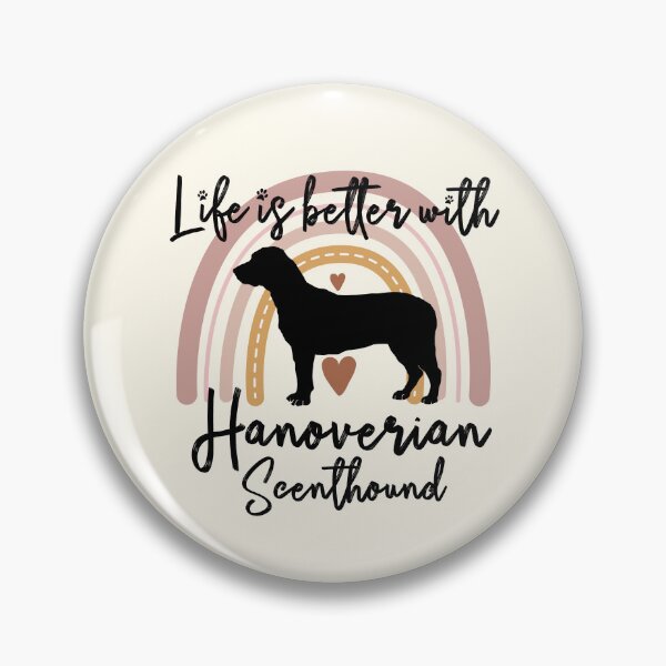 Item preview, Hanoverian Scenthound dog Rainbow Aesthetic Boho designed and sold by rafaeltto.