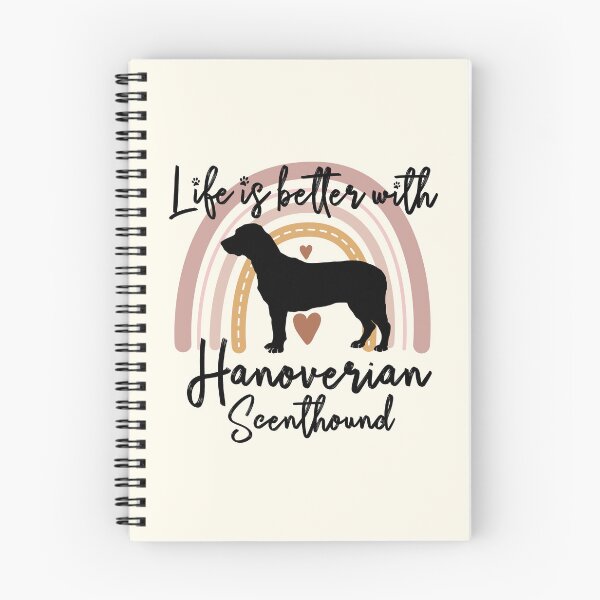 Item preview, Hanoverian Scenthound dog Rainbow Aesthetic Boho designed and sold by rafaeltto.