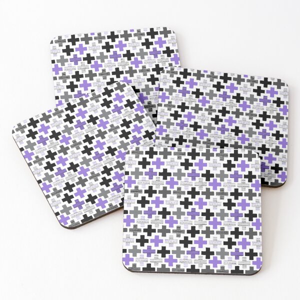 Artikelvorschau, Geometric Cross - Purple entworfen und verkauft von Rainbows Galore.