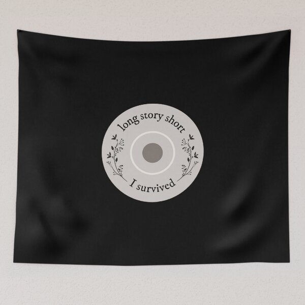 Item preview, Long Story Short I Survived Taylor Swift Evermore Classic T-Shirt designed and sold by CravenStore99.