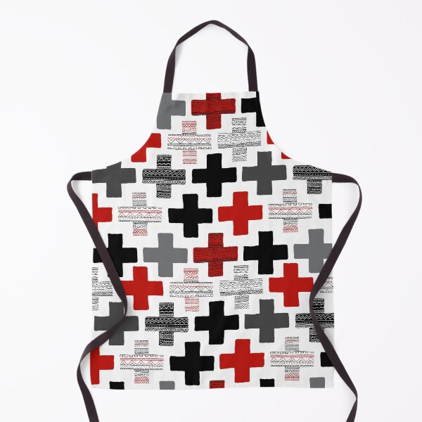 Artikelvorschau, Geometric Cross - Red entworfen und verkauft von Rainbows Galore.