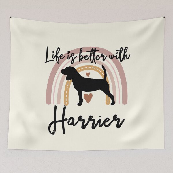 Item preview, Harrier dog Rainbow Aesthetic Boho designed and sold by rafaeltto.