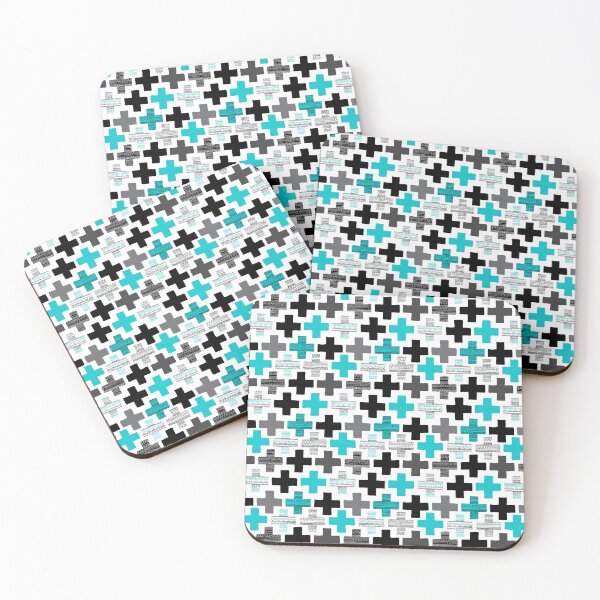 Artikelvorschau, Geometric Cross - Teal entworfen und verkauft von Rainbows Galore.
