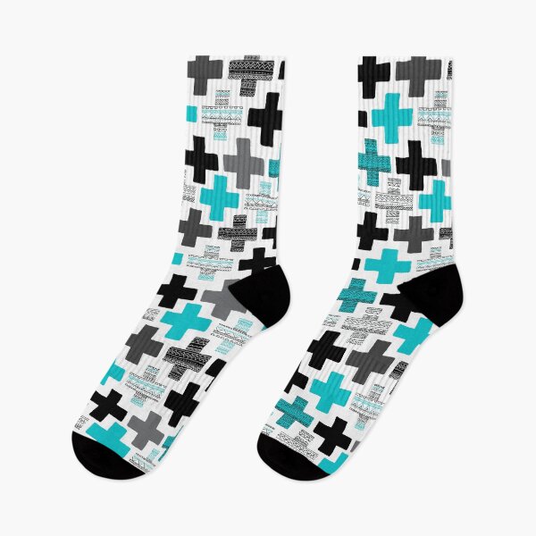 Artikelvorschau, Geometric Cross - Teal entworfen und verkauft von Rainbows Galore.
