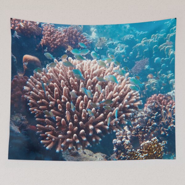 Item preview, Coral Reef Abundant of Small Fish Living  designed and sold by Luxxe87.