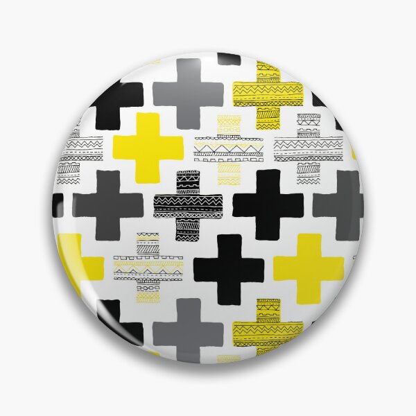 Artikelvorschau, Geometric Cross - Yellow entworfen und verkauft von Rainbows Galore.