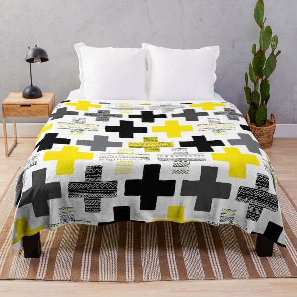 Artikelvorschau, Geometric Cross - Yellow entworfen und verkauft von Rainbows Galore.