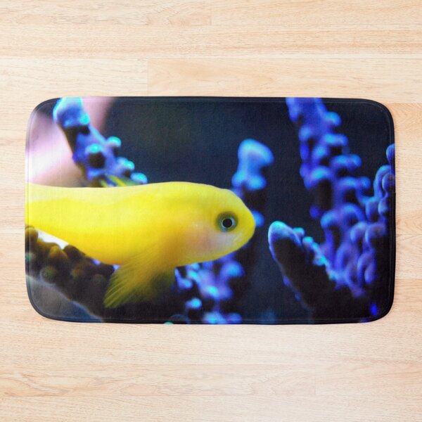 Item preview, Small Yellow Fish on Purple Coral Reef designed and sold by Luxxe87.
