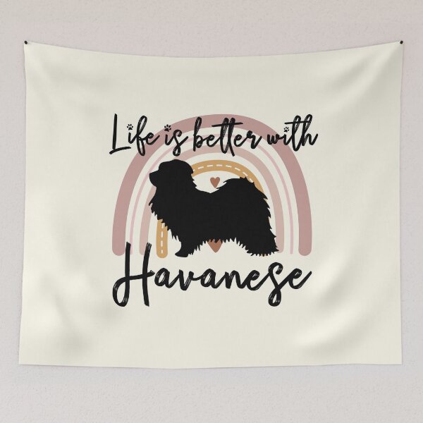 Item preview, Havanese dog Rainbow Aesthetic Boho designed and sold by rafaeltto.