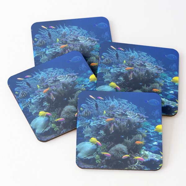 Item preview, Beautiful Assorted Colorful Fish with Coral Reef designed and sold by Luxxe87.
