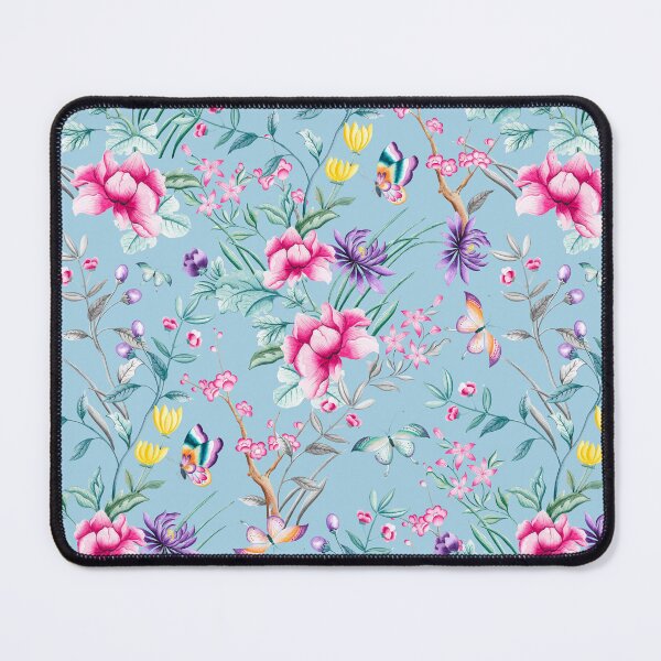 Item preview, Floral Chinoiserie - Light Blue designed and sold by Rainbows Galore.