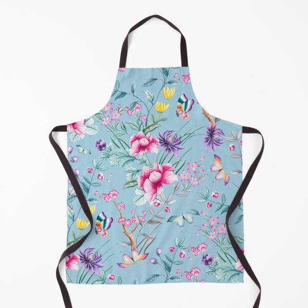 Artikelvorschau, Floral Chinoiserie - Light Blue entworfen und verkauft von Rainbows Galore.