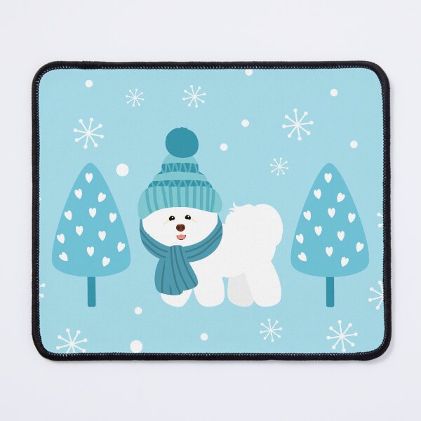 Item preview, Bichon Frise in Winter designed and sold by Lulupainting.