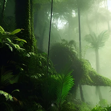 Artwork thumbnail, The Beautiful Rainforest by RockingPandS