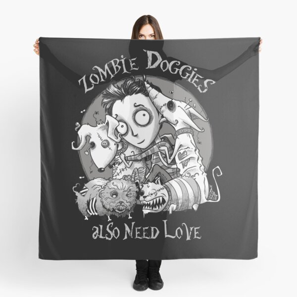 Zombie Doggies Also Need Love Scarf