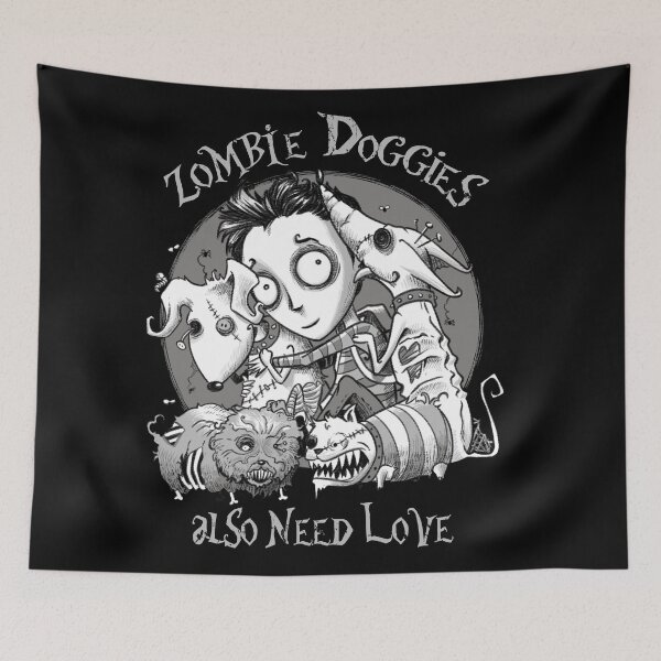 Item preview, Zombie Doggies Also Need Love designed and sold by saqman.