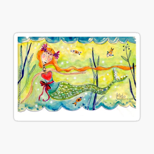Love Mermaid Sticker