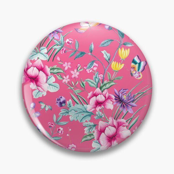 Artikelvorschau, Floral Chinoiserie - Pink entworfen und verkauft von Rainbows Galore.