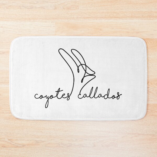 Item preview, coyotes callados (quiet coyote in spanish) (black font) designed and sold by splode.