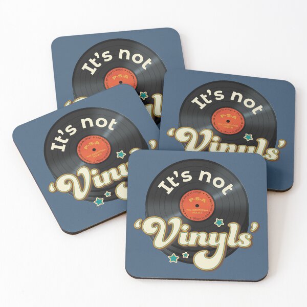 Item preview, Funny Vinyl Record Retro Grammar Police Quote designed and sold by Jazznote.