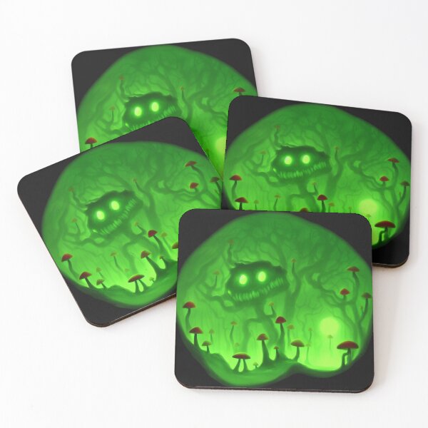Item preview, Tree-monster in a mushroom forest V green designed and sold by BrachiaST.