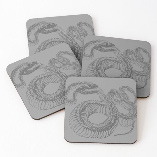Item preview, Snake & Bones - Grey designed and sold by boltjesdesign.