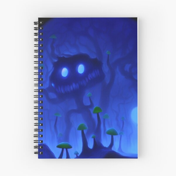 Item preview, Tree-monster in a mushroom forest V blue designed and sold by BrachiaST.