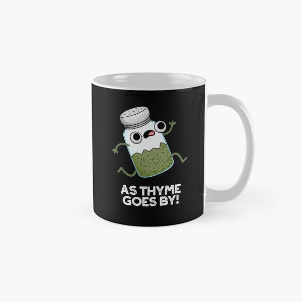 Item preview, As Thyme Goes By Funny Herb Puns (Dark BG) designed and sold by punnybone.