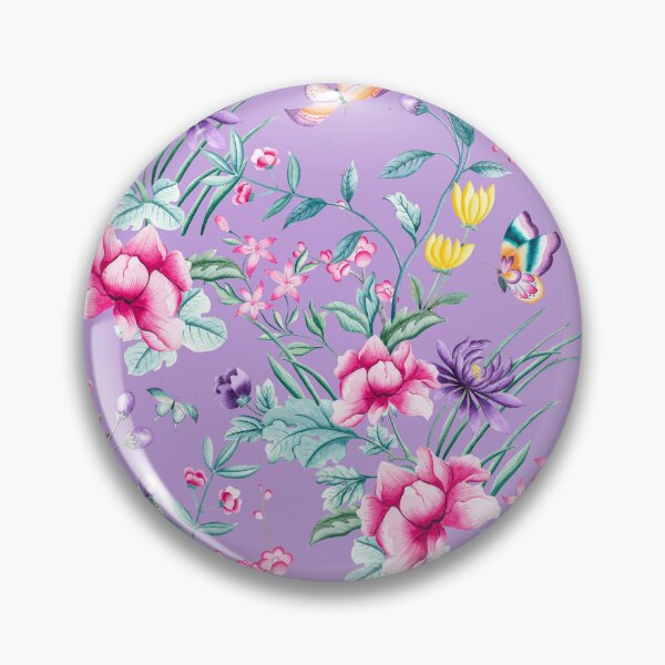 Artikelvorschau, Floral Chinoiserie - Purple entworfen und verkauft von Rainbows Galore.