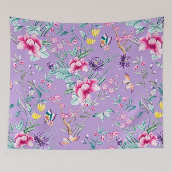 Artikelvorschau, Floral Chinoiserie - Purple entworfen und verkauft von Rainbows Galore.