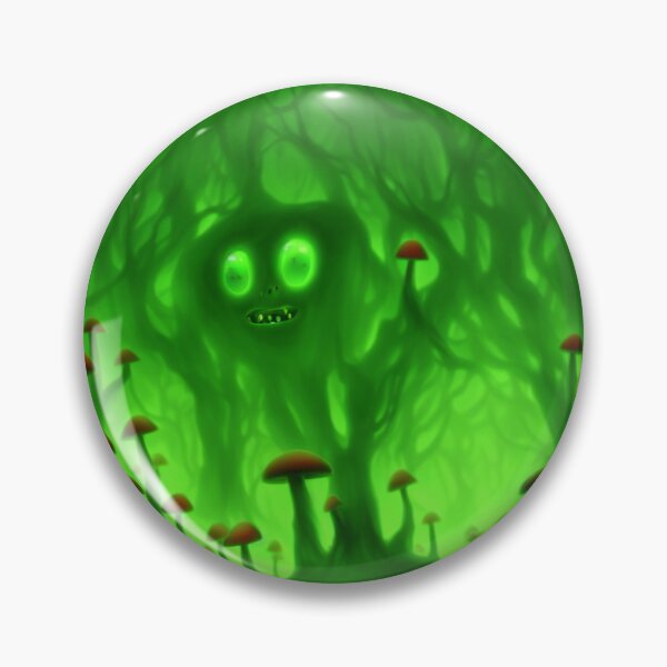 Item preview, Tree-monster in a mushroom forest VI green designed and sold by BrachiaST.