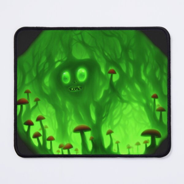 Item preview, Tree-monster in a mushroom forest VI green designed and sold by BrachiaST.